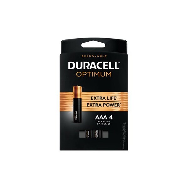 Duracell DURA OPT4PK AAA Battery - 32634