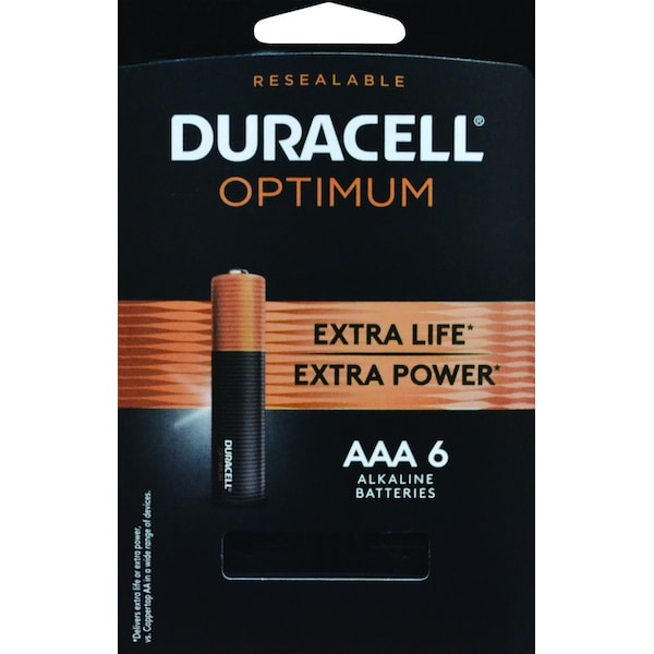 Duracell Duracell Optimum AAA Alkaline Batteries 6 pk Carded - 32648