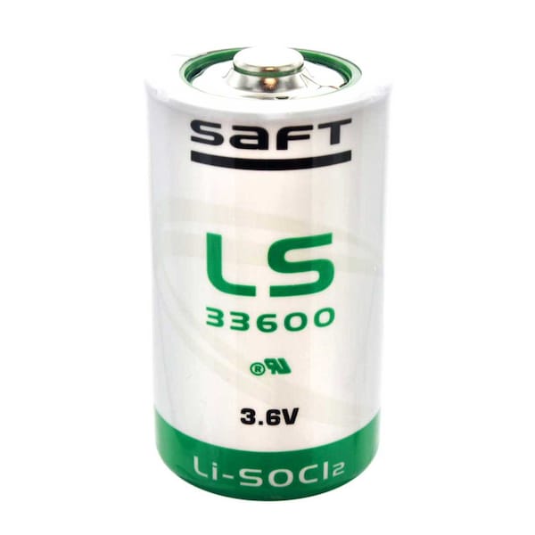 Saft LS33600BA D Battery 3.6V 1700mAh Lithium replaces 61104501 6EW1 and more - LS33600BA