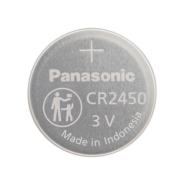 Panasonic Panasonic: Panasonic CR2450 3V Lithium Battery, PK 5 - PAN-CR2450
