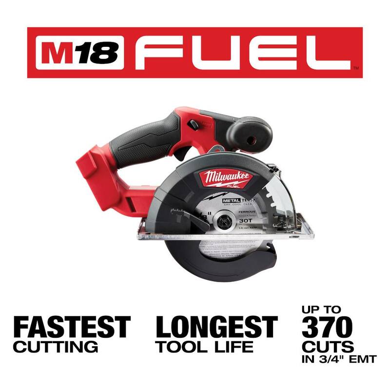 Milwaukee M18 FUEL Llave de Impacto Inalámbrica con Anillo de Fricción y Sierra Circular - 2967-20-2782-20