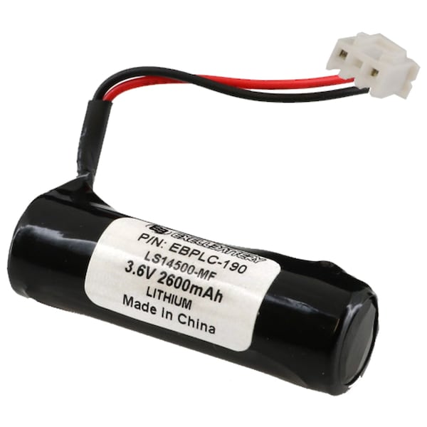 Exell Battery 3.6V Lithium PLC Computer Backup Battery Replaces Dantona COMP-190 - EBPLC-190