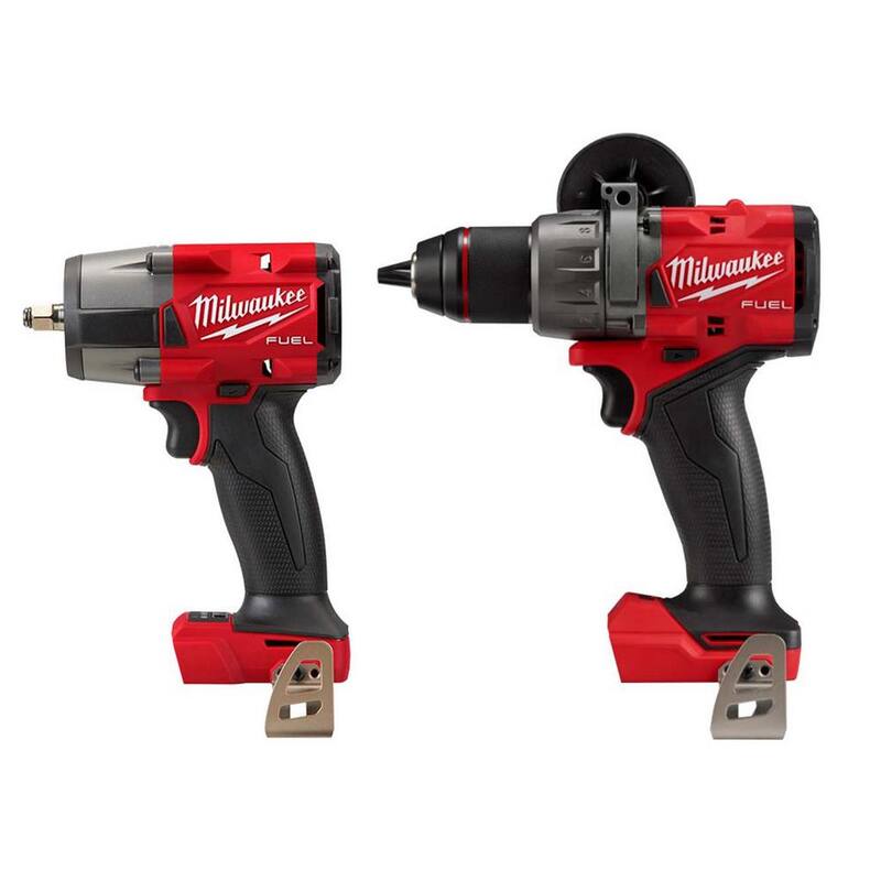 Llave de impacto inalámbrica sin escobillas Milwaukee M18 FUEL GEN-2 de 18V con torque medio de 3/8 pulgadas de litio-Ion con martillo sin escobillas y destornillador/taladro FUEL - 2960-20-2904-20