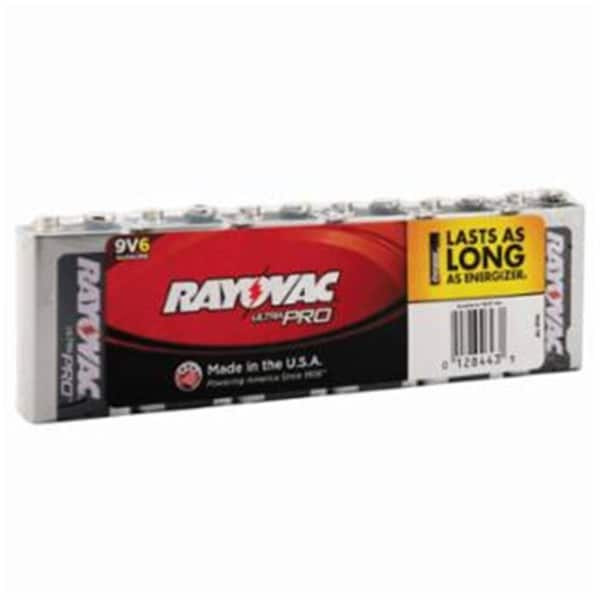 Rayovac 9V Maximum Alkaline Shrink Batteries, 6PK - 620-AL9V-6J