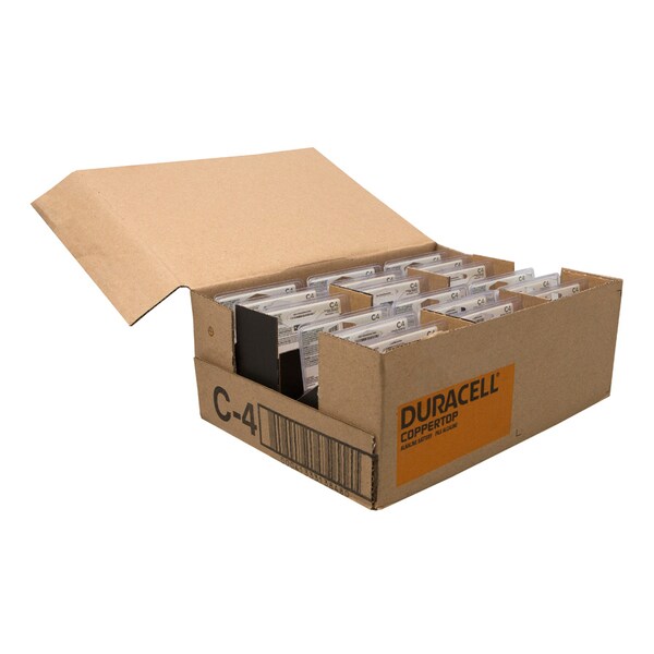 Duracell Duracell Alkaline Primary Major Cells C 4 Count, PK18 - 13848