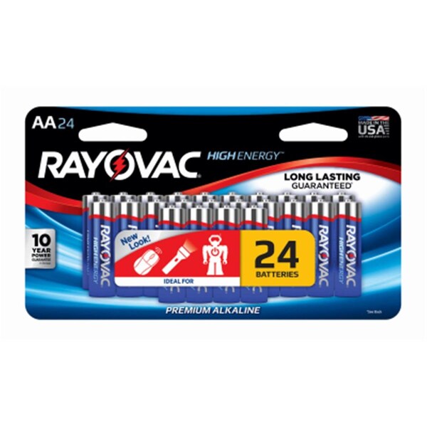 Homeopet Solutions AA Alkaline Batteries, 24PK - 182538