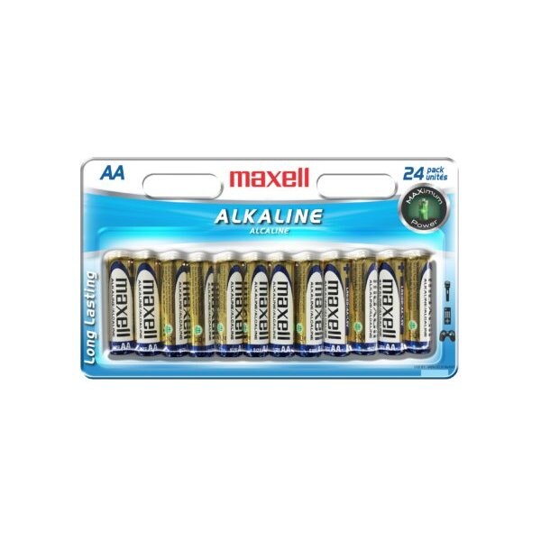Maxell Maxell LR6 723473 Battery - For Flashlight, Tool, Toy, Smoke Alarm - AA - 24 / Pack - 723473