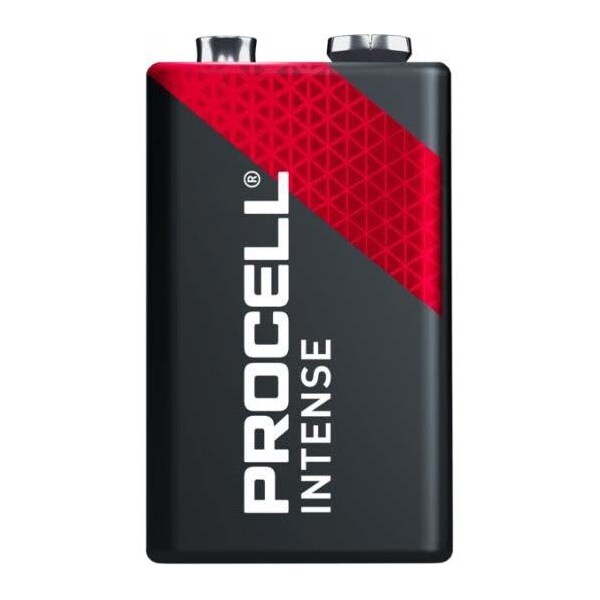 Duracell PX1604 Procell Intense, Alkaline Battery, 9V, Buk, 12/Box - 41333-03716