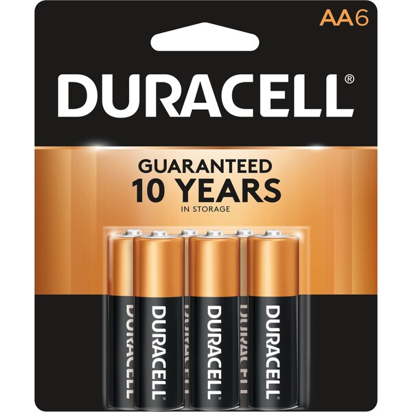 Duracell Duracell Coppertop AA Alkaline Batteries 6 pk Carded - MN1500B6
