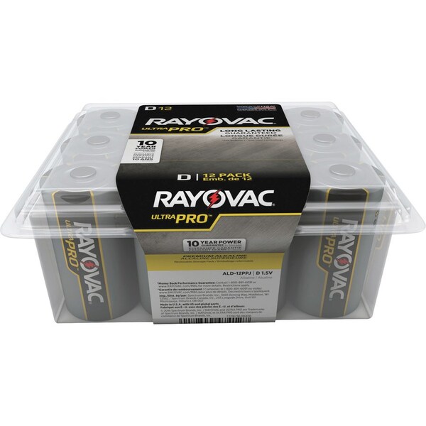 Rayovac BATTERIES, PRO, ULTRA, D - RAYALD12PPJCT