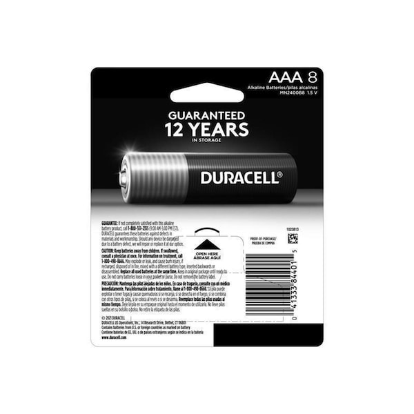 Duracell Duracell Coppertop AAA Alkaline Batteries 8 pk Carded - 04261