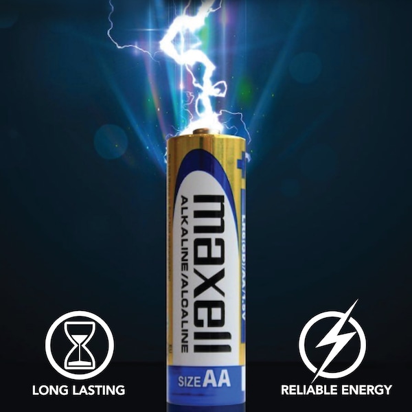 Maxell LR6 AA ALKALINE IN REUSABLE BOX LOOSE BATTERIES 48PK - 723443