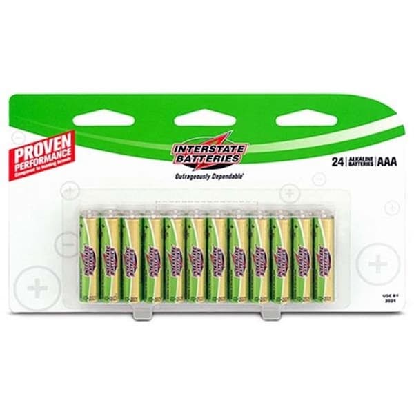 Interstate Batteries Interstate Batteries DRY0191 Alkaline Battery AAA - 24 Count - DRY0191