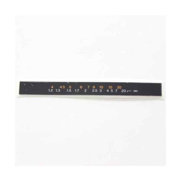 Sony PLATE, DISTANCE SCALE - 2-691-579-01