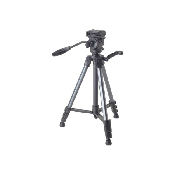 Carson Optical The Rock Series 57.6'' 3-Way Fluid Panhead Full Sized 4-Section Tripod - TR-200