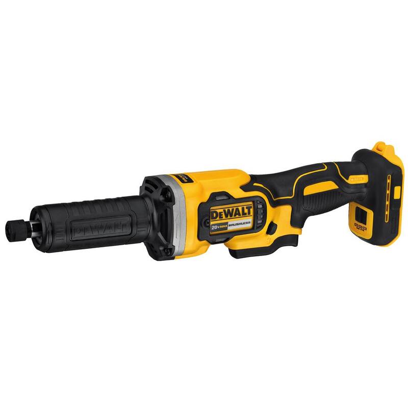 Amoladora recta inalámbrica Brushless DEWALT de 20V MAX 1-1/2 pulgadas con velocidad variable y batería de iones de litio Premium 20V MAX 4.0Ah - DCG426Bw204.
