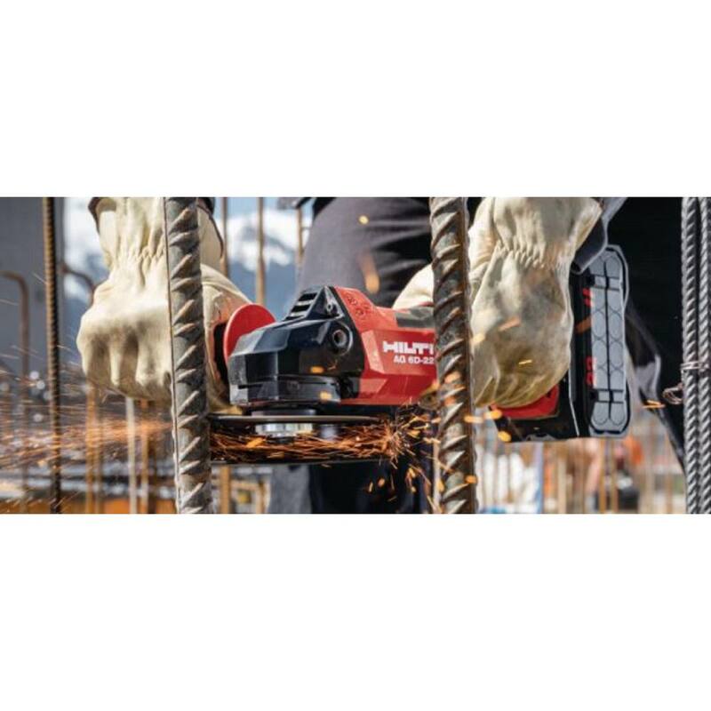Amoladora angular inalámbrica sin escobillas de 6 pulgadas con batería de iones de litio de 22 voltios de Hilti - 2215473