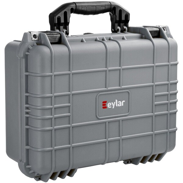 Eylar Standard 16in Gear, Equipment, Hard Camera Case Waterproof with Foam Gray - SA00035-GRA