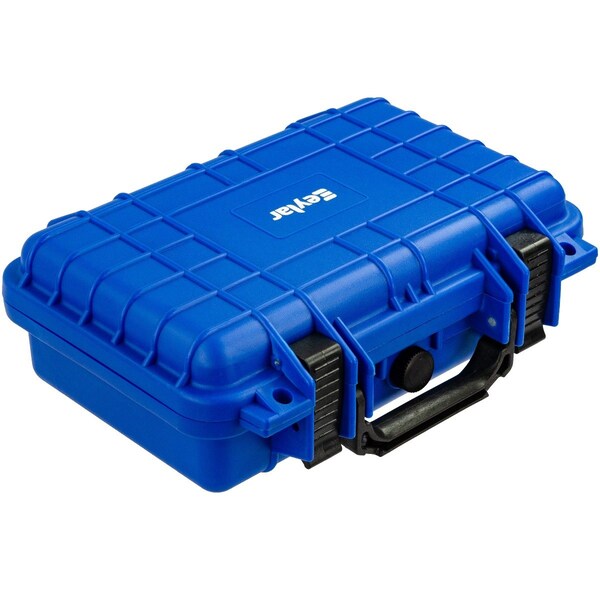 Eylar Compact 11.6in Gear, Equipment, Camera Hard Case Waterproof with Foam Blue - SA00010-BLU