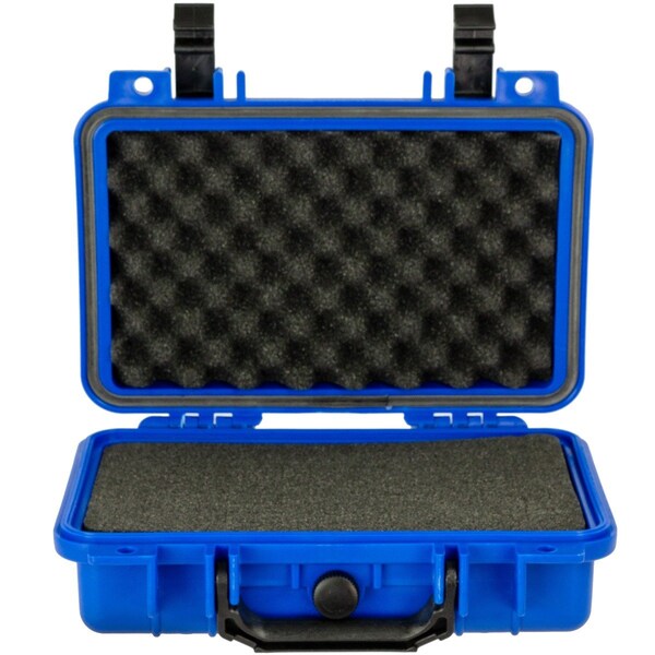 Eylar Compact 11.6in Gear, Equipment, Camera Hard Case Waterproof with Foam Blue - SA00010-BLU