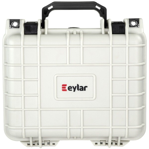 Eylar 10.62in Gear, Equipment, Hard Camera Case Waterproof with Foam White - SA00022-WHI