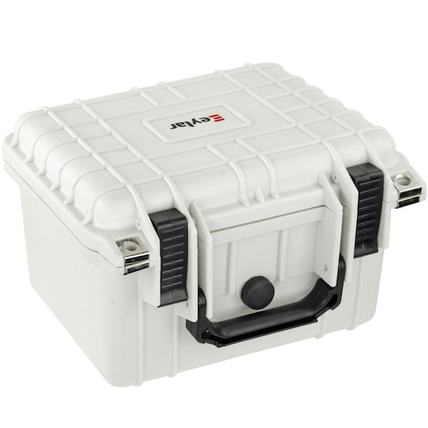 Eylar 10.62in Gear, Equipment, Hard Camera Case Waterproof with Foam White - SA00023-WHI
