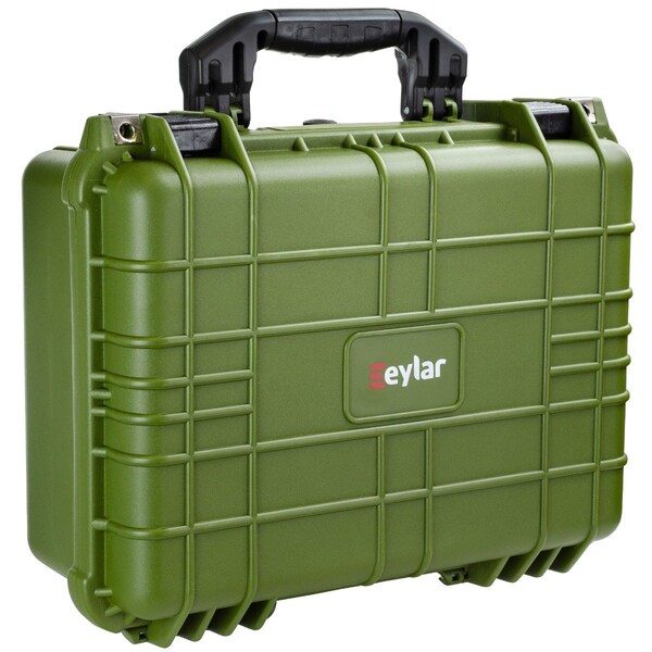 Eylar Standard 16in Gear, Equipment, Hard Camera Case Waterproof with Foam Green - SA00035-GRN