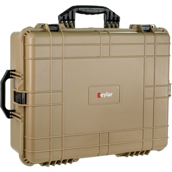 Eylar Extra Large 24 Inch Hard Camera and Gear Case Waterproof with Foam Tan - SA00041-TAN