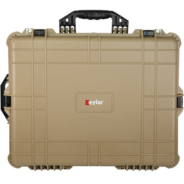 Eylar Extra Large 24 Inch Hard Camera and Gear Case Waterproof with Foam Tan - SA00041-TAN