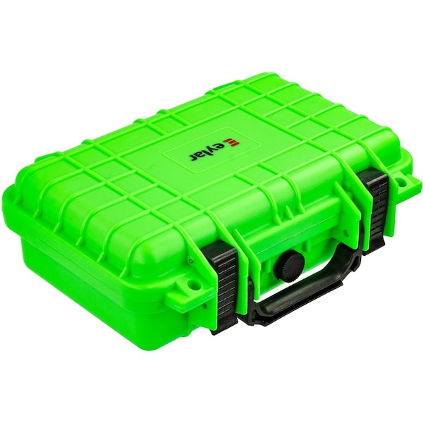 Eylar Compact 11.6in Gear, Equipment, Camera Hard Case Waterproof with Foam Neon Green - SA00010-NGRN