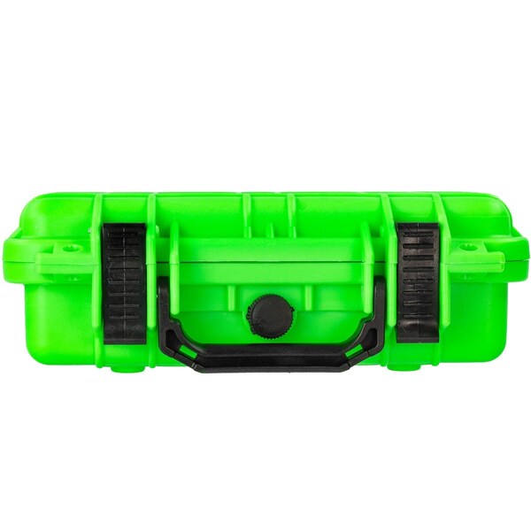 Eylar Compact 11.6in Gear, Equipment, Camera Hard Case Waterproof with Foam Neon Green - SA00010-NGRN