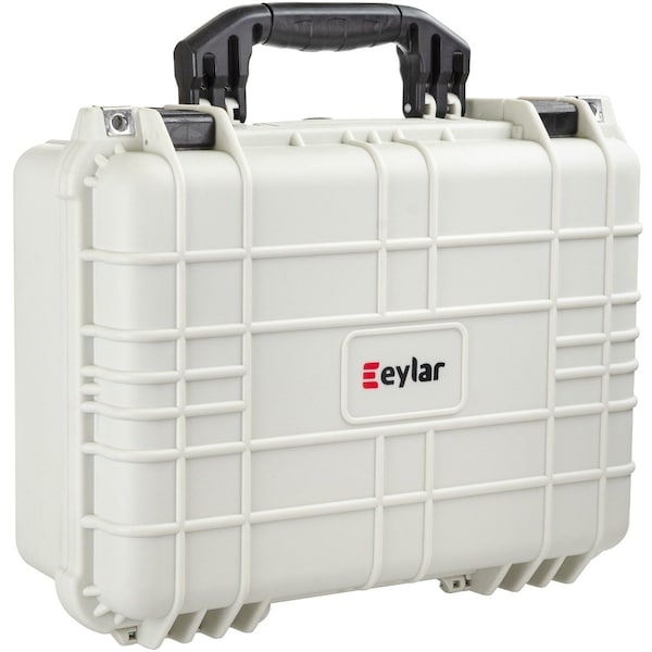 Eylar Standard 16in Gear, Equipment, Hard Camera Case Waterproof with Foam White - SA00035-WHI