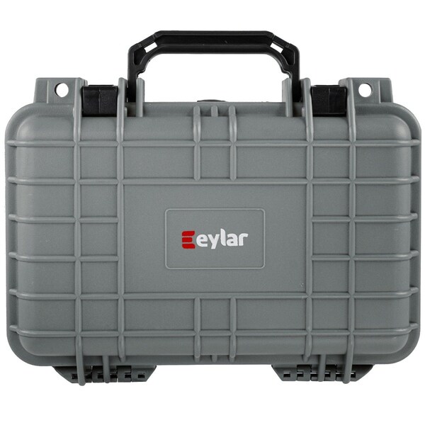 Eylar Compact 11.6in Gear, Equipment, Camera Hard Case Waterproof with Foam Gray - SA00010-GRA