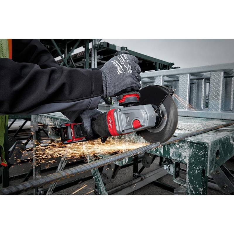 Amoladora inalámbrica sin escobillas Milwaukee M18 FUEL de 18 V con freno de 4-1/2 pulgadas/6 pulgadas y destornillador de impacto de 1/4 de pulgada FUEL - 2980-20-2953-20
