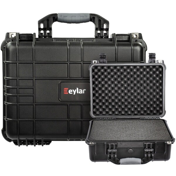 Eylar Standard 16in Gear, Equipment, Hard Camera Case Waterproof with Foam TSA Black - SA00035