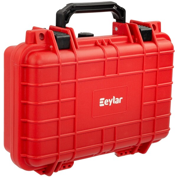 Eylar Compact 11.6in Gear, Equipment, Camera Hard Case Waterproof with Foam Red - SA00010-RED