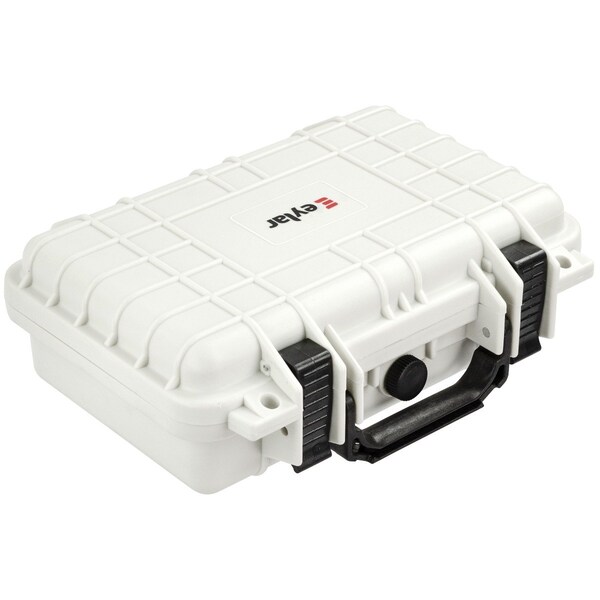 Eylar Compact 11.6in Gear, Equipment, Camera Hard Case Waterproof with Foam White - SA00010-WHI