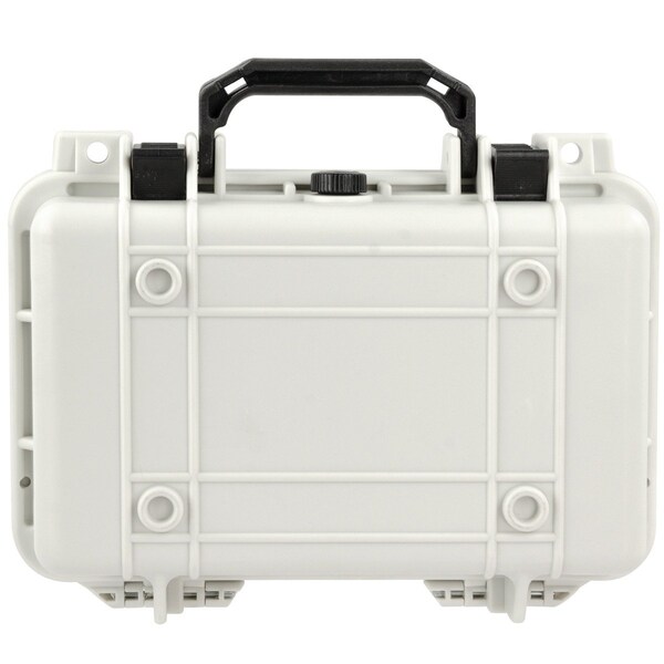 Eylar Compact 11.6in Gear, Equipment, Camera Hard Case Waterproof with Foam White - SA00010-WHI