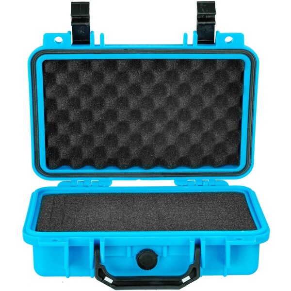 Eylar Compact 11.6in Gear, Equipment, Camera Hard Case Waterproof with Foam Neon Blue - SA00010-NBLU