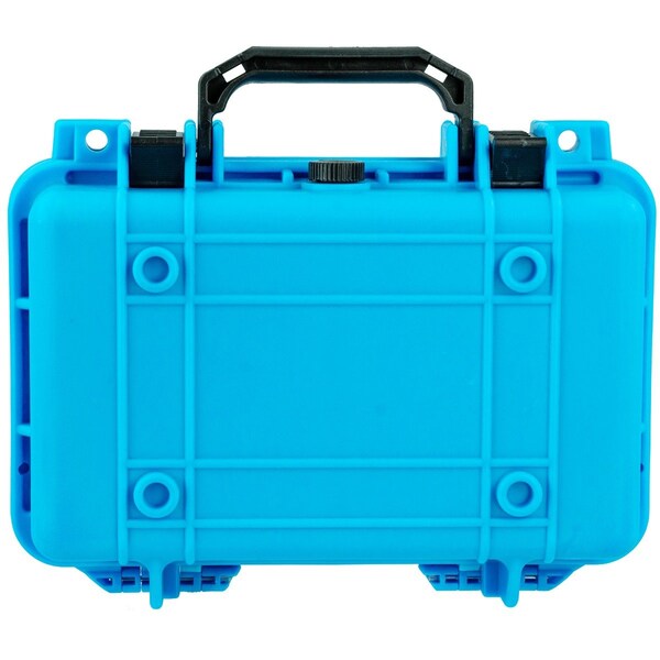 Eylar Compact 11.6in Gear, Equipment, Camera Hard Case Waterproof with Foam Neon Blue - SA00010-NBLU