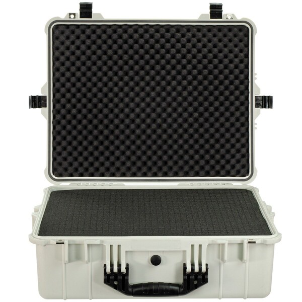 Eylar Extra Large 24 Inch Hard Camera and Gear Case Waterproof with Foam White - SA00041-WHI