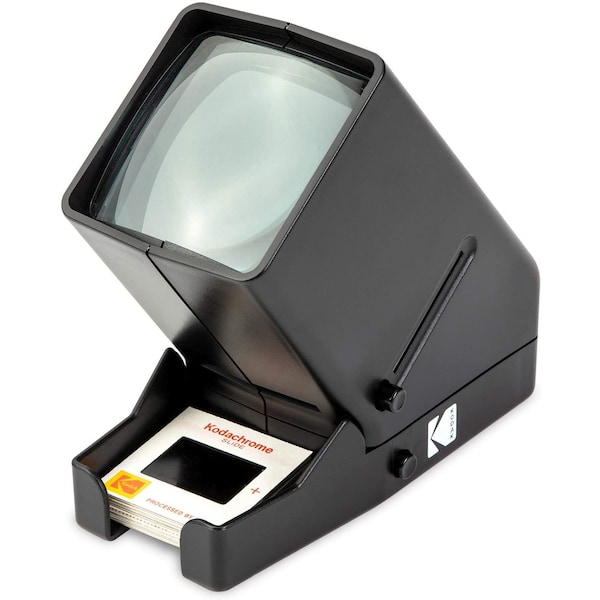 Kodak 35mm Slide and Film Viewer - Battery Operation, 3X Magnification, LED Lighted Viewing - RODESV25