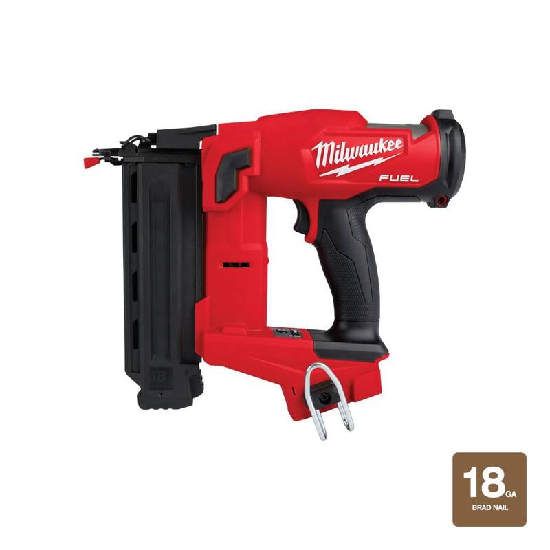 Milwaukee M18 FUEL 18-Volt Lithium-Ion Brushless Cordless Gen II 18-Gauge Brad Nailer (Solo herramienta) - 2746-20