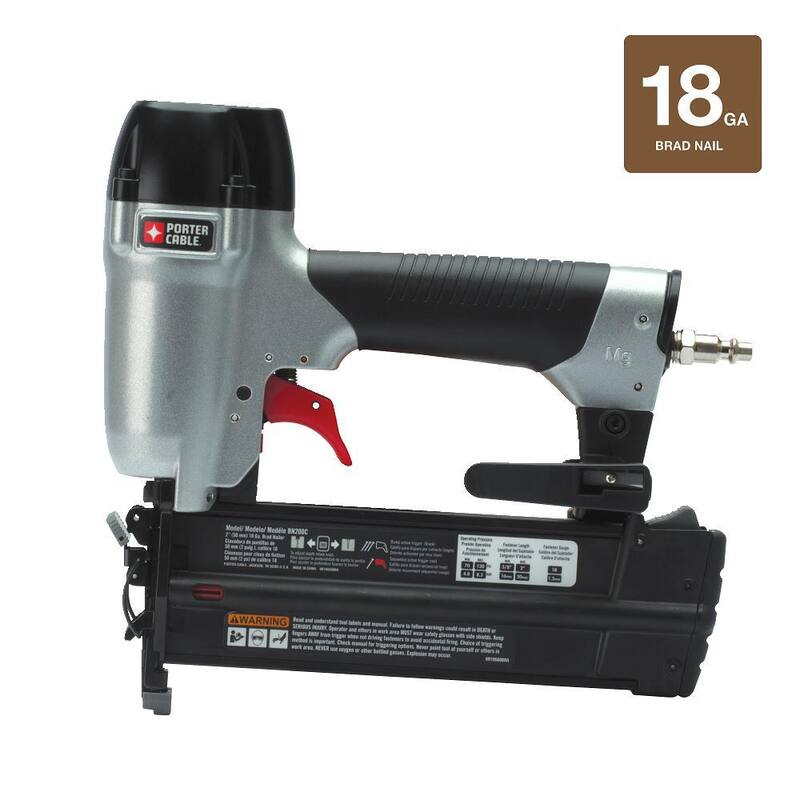 Equipo de clavadora neumática de calibre 18 Porter-Cable - BN200C