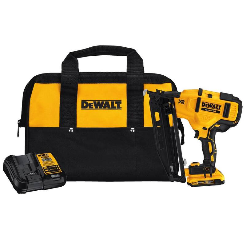 DEWALT 20V MAX XR 16-Gauge Electric Cordless Angled Finishing Nailer Kit - DCN660D1

Kit de clavadora angular inalámbrica eléctrica DEWALT 20V MAX XR de calibre 16 - DCN660D1