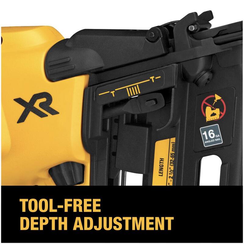 DEWALT 20V MAX XR 16-Gauge Electric Cordless Angled Finishing Nailer Kit - DCN660D1

Kit de clavadora angular inalámbrica eléctrica DEWALT 20V MAX XR de calibre 16 - DCN660D1
