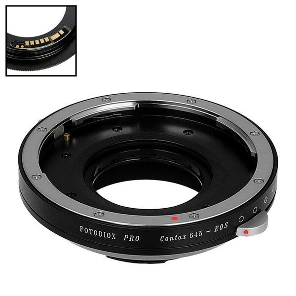 Fotodiox Lens Mount Adapter for Contax 645 Mount Lenses to Canon EOS - C645-EOS-PRO-FC10