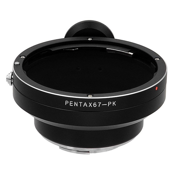 Fotodiox Pro Lens Mount Adapter - Pentax 6 x 7 Mount SLR Lens To Pentax K Mount SLR Camera Body - P67-PK-PRO