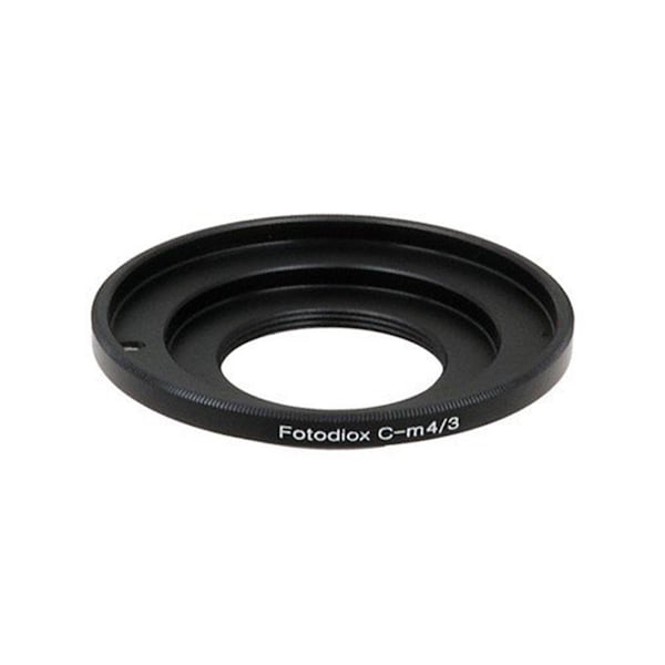 Fotodiox Lens Mount Adapter - C-Mount CCTV - Cine Lens To Micro Four Thirds Mount Mirrorless Camera Body - C-MFT