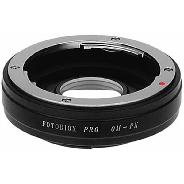 Fotodiox Pro Lens Mount Adapter - Olympus Zuiko 35 mm SLR Lens To Pentax K Mount SLR Camera Body - OM35-PK-PRO